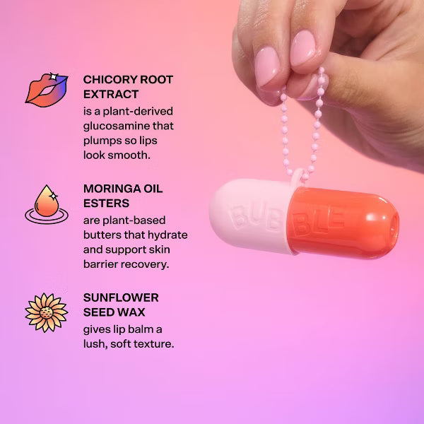 Bubble Skincare Tell All Juicy Secret Lip Balm - 0.15oz: Moisturizing, Package Quantity 1, Balm Form