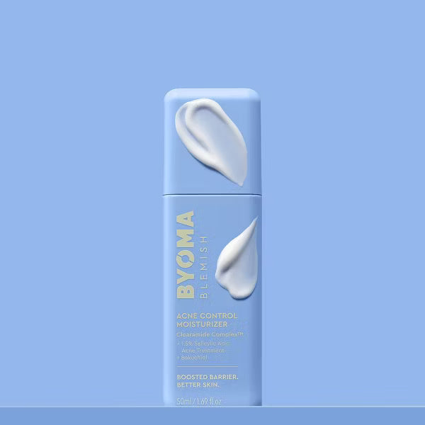 BYOMA Blemish Acne Control Moisturizer - 1.69 fl oz: Paraben-Free, Face Application, Fresh Scent