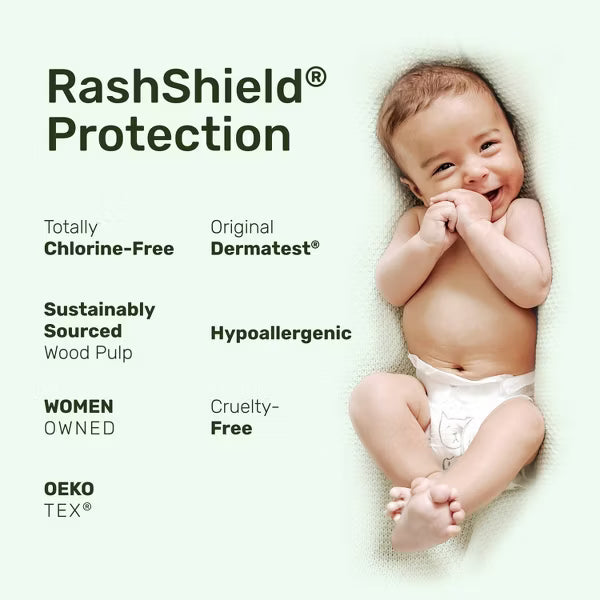 Parasol Chlorine-Free Diapers with RashShield Protection - Size 5 - 44ct