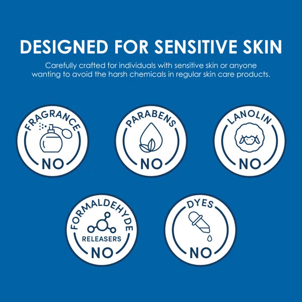 Vanicream Daily Facial Moisturizer with Hyaluronic Acid & Ceramides for Sensitive Skin - Unscented - 3 fl oz