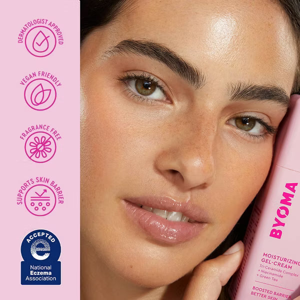 BYOMA Gel Cream Moisturizer - 1.69 fl oz: For Normal Skin, with Ceramides, Vegan, Unscented