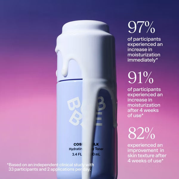 Bubble Skincare Cosmic Silk Hydrating Milky Toner - 3.4 fl oz: Tone Correction, Vegan, Facial Treatment, For Normal Skin