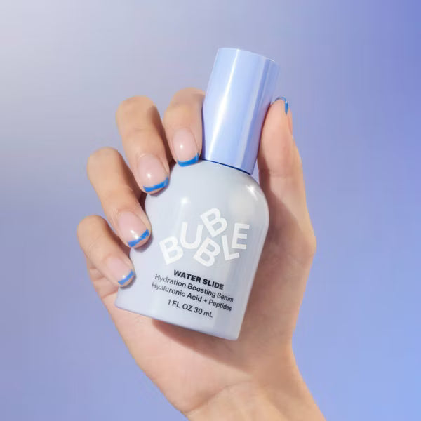 Bubble Skincare Water Slide Hydrating Serum - 1 fl oz: Contains Glycerin, Vitamin E, Hypoallergenic, Vegan