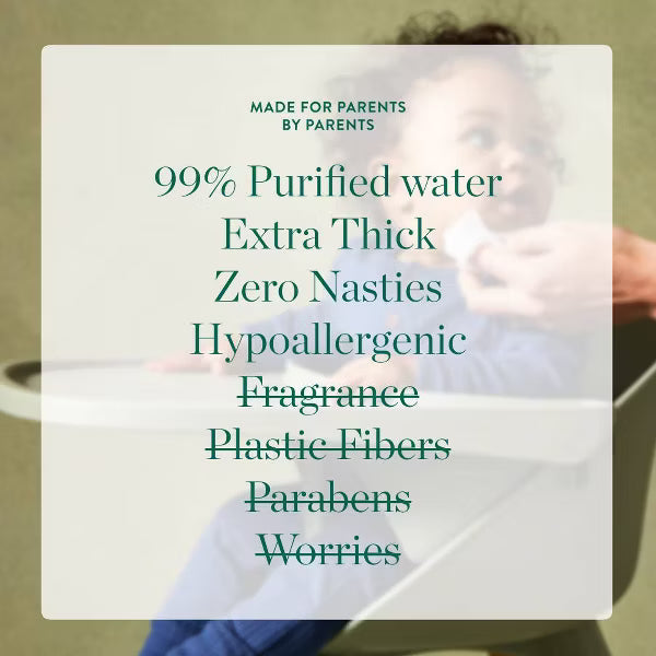 Biom 99% Water Hypoallergenic Baby Wipes - Fragrance Free - 720ct: Face & Body Application, Refill Pouch, With Aloe & Vitamin E