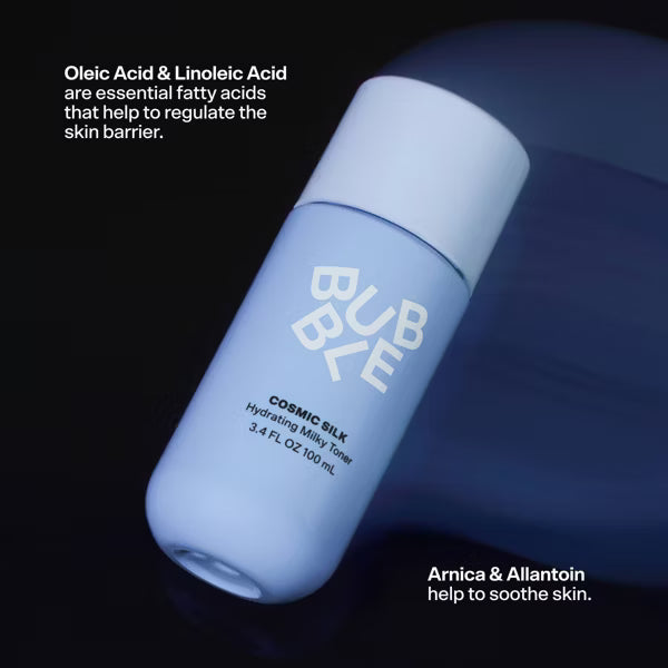 Bubble Skincare Cosmic Silk Hydrating Milky Toner - 3.4 fl oz: Tone Correction, Vegan, Facial Treatment, For Normal Skin
