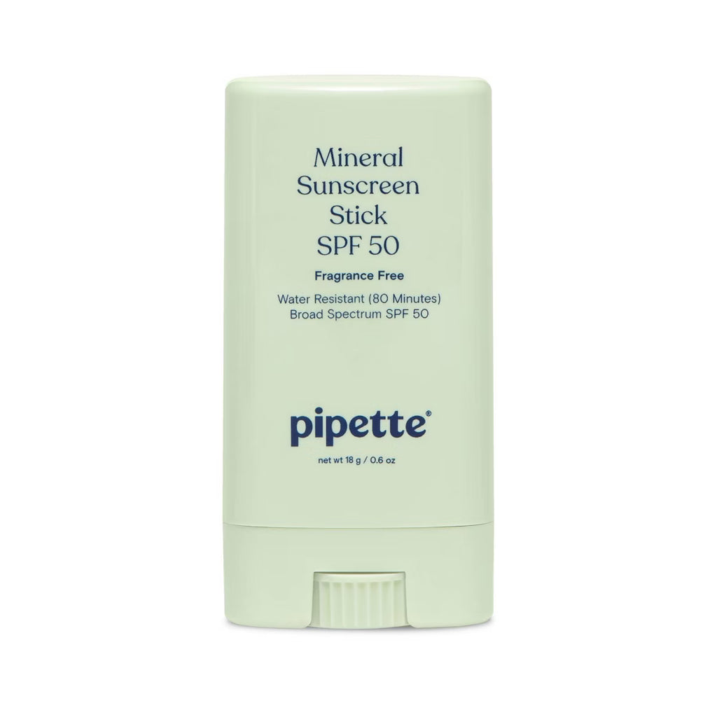 Pipette Mineral Sunscreen Stick SPF 50 - 0.6oz: Paraben-Free, Sulfate-Free, Hypoallergenic, Zinc Oxide